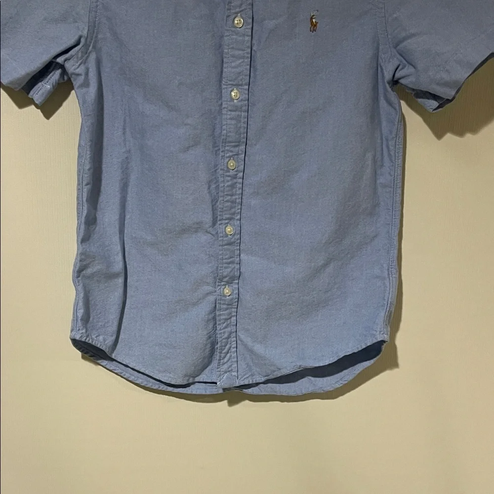 Polo by Ralph Lauren Kids Light Blue Button Down Shirt 14/16 Like New Condition